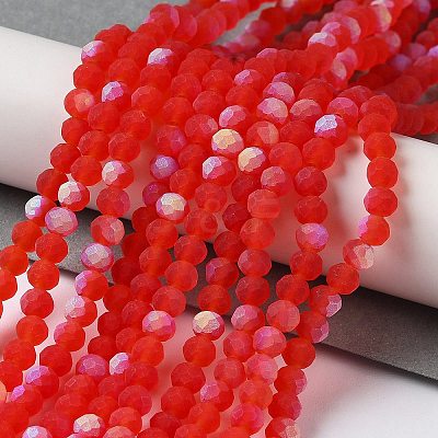 Transparent Glass Beads Strands LS-EGLA-A034-T4mm-MB01-1