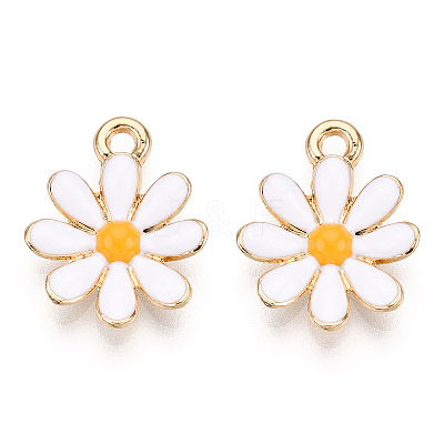 Light Gold Plated Alloy Pendants ENAM-T009-39A-1