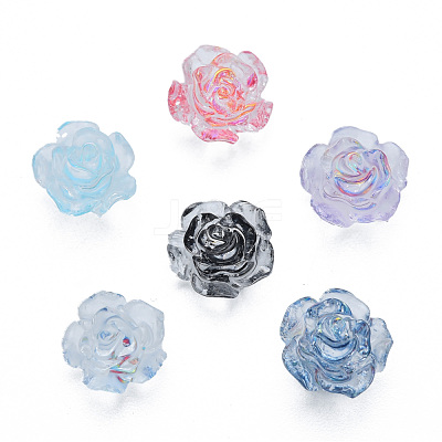 Transparent Resin Cabochons CRES-N030-014-1