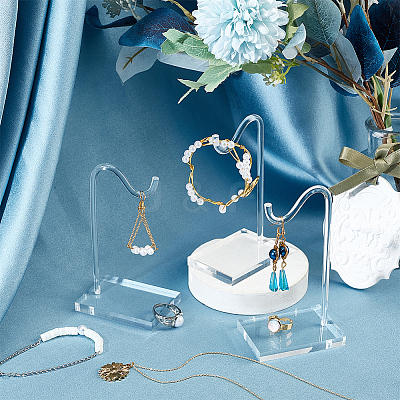 Acrylic Bracelet Display Stands BDIS-WH0002-11-1