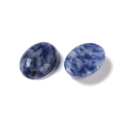 Natural Blue Spot Jasper Cabochons G-B080-01A-02-1