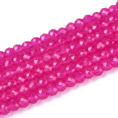 Imitation Jade Glass Beads Strands GLAA-T028-3mm-11I-1