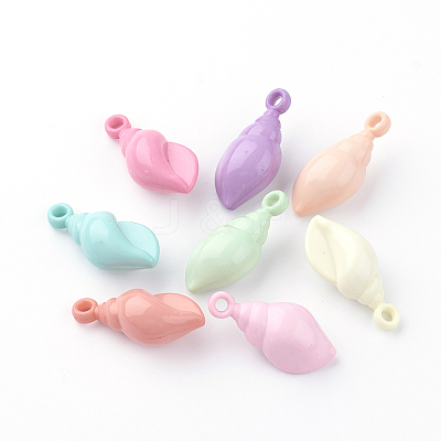 Opaque Acrylic Pendants SACR-S295-04-1