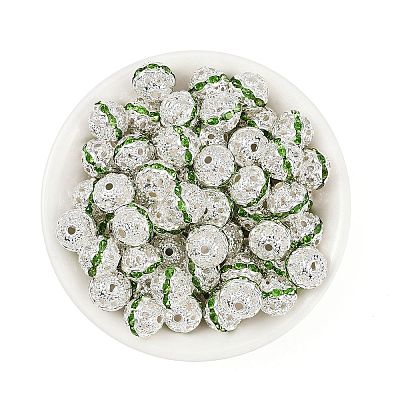Brass Rhinestone Beads RB-H041-6-1