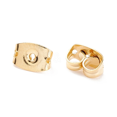 Rack Plating Brass Friction Ear Nuts X-KK-F829-07GA-1