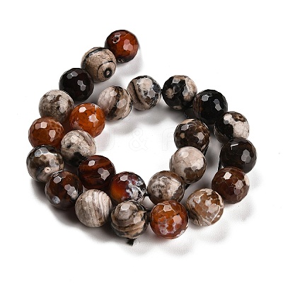 Natural Fire Crackle Agate Beads Strands G-L595-A02-01F-1