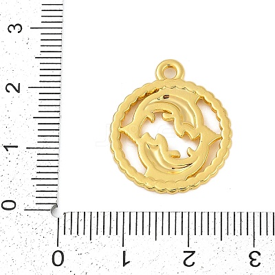 Twelve Constellations Alloy Pendants PALLOY-Q006-01F-G-1