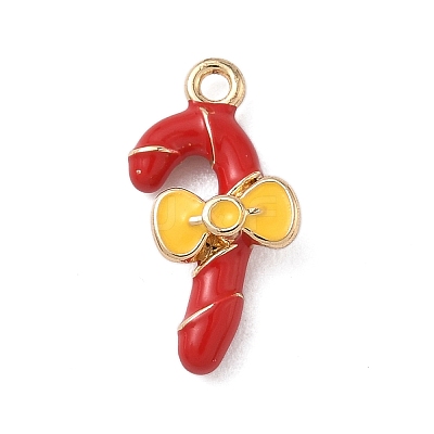 Christmas Alloy Enamel Pendants ENAM-F156-01G-09-1