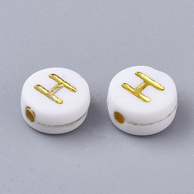 Plating Acrylic Beads PACR-R242-01H-1
