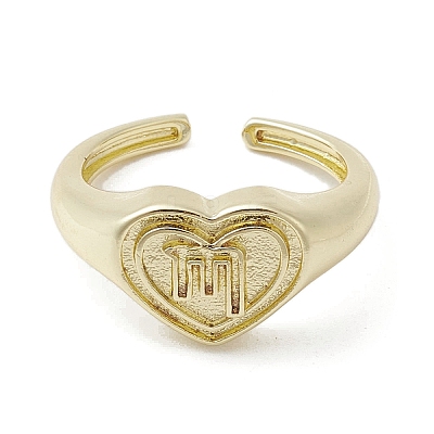 Brass Adjustable Open Rings RJEW-K257-86G-08-1