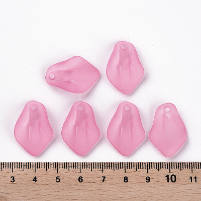 Transparent Frosted Acrylic Pendants MACR-S371-03A-704-1
