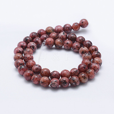 Natural Dyed Sesame Jasper Beads Strands G-E443-A19-1