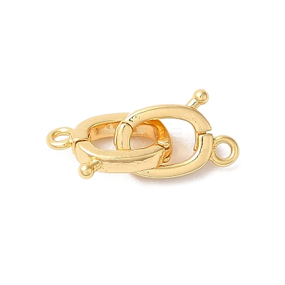 Brass Fold Over Clasps KK-H483-06A-1