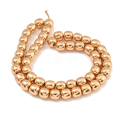 Electroplated Synthetic Non-magnetic Hematite Beads Strands G-C136-C01-01-1