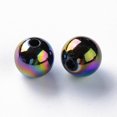 Opaque Acrylic Beads MACR-S370-D10mm-S002-1