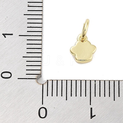 Real 18K Gold Plated Brass Enamel Charms KK-M293-22G-01-1