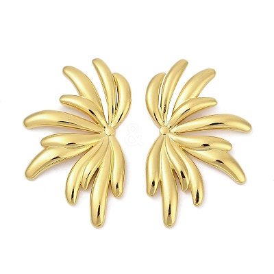 304 Stainless Steel Stud Earrings for Women EJEW-M095-03G-1
