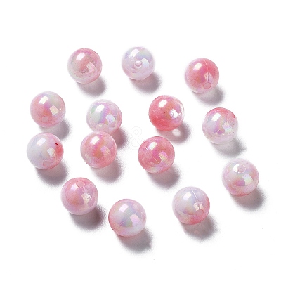 Two Tone Opaque Acrylic Beads LS-SACR-P024-01B-W06-1