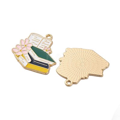 Graduation Season Alloy Enamel Pendants ENAM-V002-01E-KCG-1