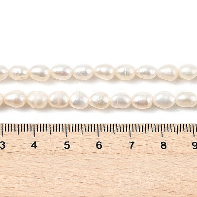 Natural Cultured Freshwater Pearl Beads Strands PEAR-I007-01B-04B-1