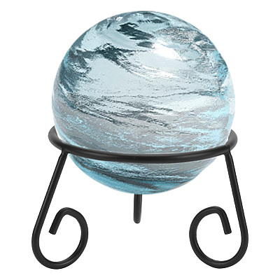 Iron Crystal Ball Base Display Stand AJEW-WH0258-745A-1