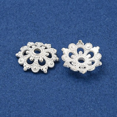 925 Sterling Silver Bead Caps STER-C007-04D-S-1