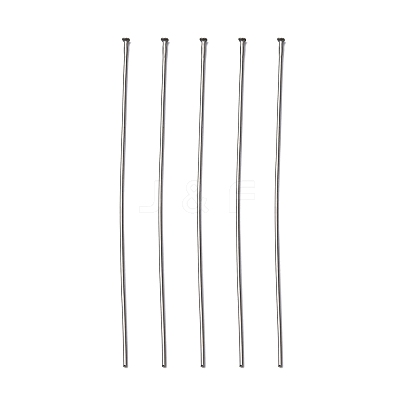 Tarnish Resistant 304 Stainless Steel Flat Head Pins STAS-R046-65mm-1