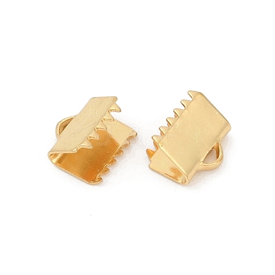 304 Stainless Steel Ribbon Crimp Ends STAS-E471-05I-G-1
