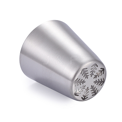 Non-Tarnish Leaf Stainless Steel Russian Piping Tips DIY-D036-27P-1