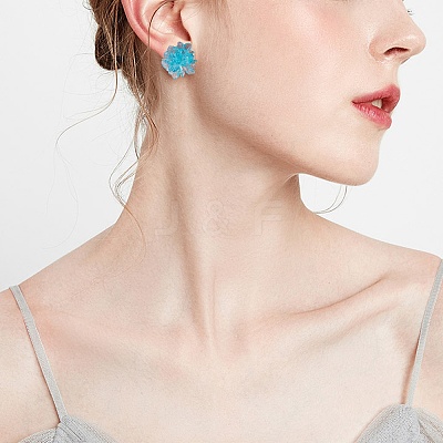 DIY Flower Earring & Finger Ring Making Kit DIY-SZ0008-46-1