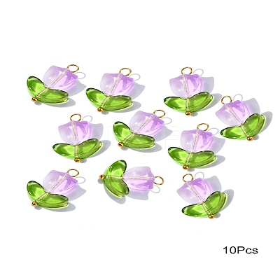 Handmade Lampwork Pendants PALLOY-YW028-03-1