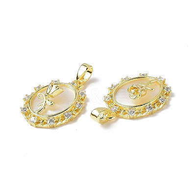 Shell Pendants KK-P223-06G-01-1