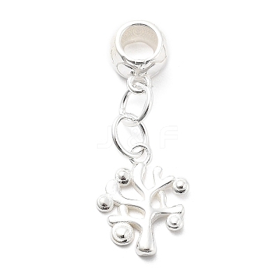925 Sterling Silver European Beads STER-S009-01D-S-1