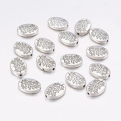 Tibetan Silver Alloy Beads X-LFH10181Y-NF-1
