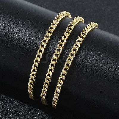 2.5MM Brass Curb Chain Necklaces for Women KK-CBA2293-12G-1