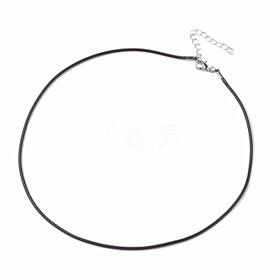 Waxed Cotton Cord Necklace Making X-MAK-S032-1.5mm-B02-1
