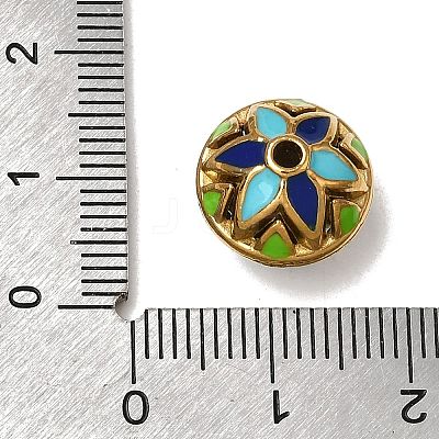 304 Stainless Steel Enamel Beads SA-CBA9422-01G-07-1