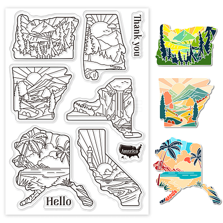 Custom PVC Plastic Clear Stamps DIY-WH0448-0522-1