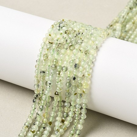 Natural Prehnite Beads Strand G-RM241221-B11-1