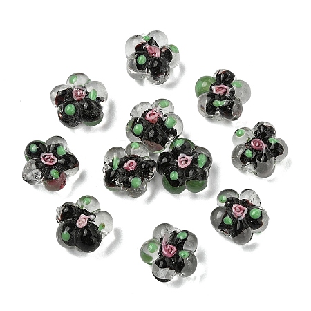 15PCS Handmade Lampwork Beads LAMP-YW0001-66D-1