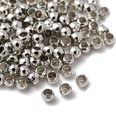 Brass Crimp End Beads X-E002-NF-1