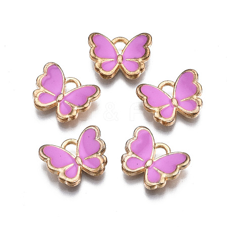 Alloy Enamel Charms X-ENAM-S121-070H-1