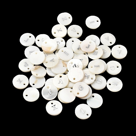 Natural Freshwater Shell Pendants SHEL-Q018-01A-MP-1