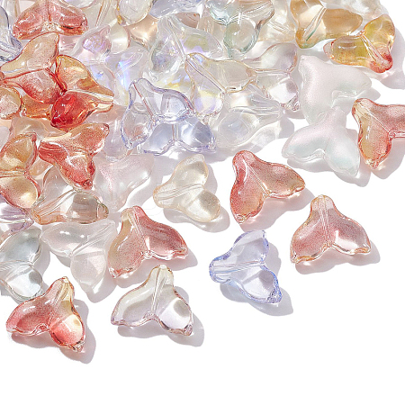 100Pcs Transparent Glass Beads GLAA-CJ0002-39-1