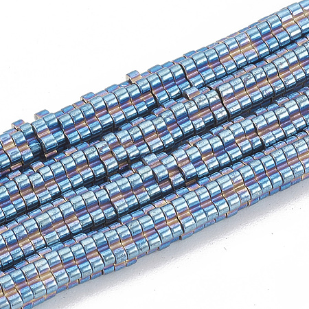 Electroplate Non-magnetic Synthetic Hematite Beads Strands G-T061-134A-1