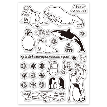 PVC Plastic Stamps DIY-WH0167-56-158-1