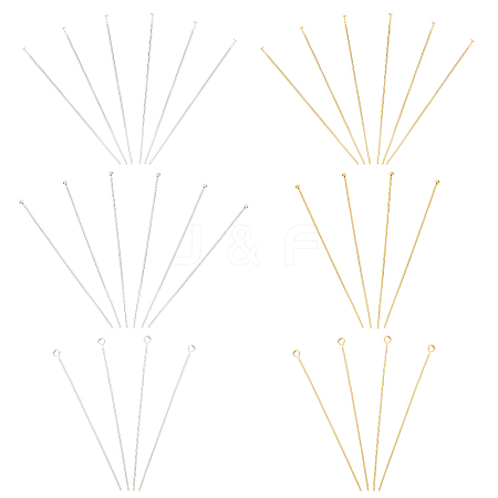 30Pcs 6 Styles 925 Sterling Silver Pins Sets STER-PH0003-58-1