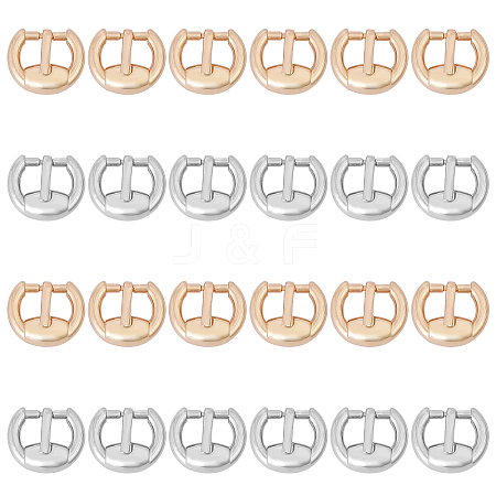 24Pcs 2 Colors Zinc Alloy Roller Buckles FIND-FH0009-88-1
