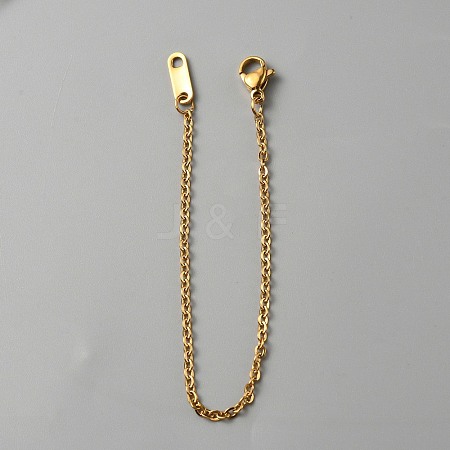 304 Staimless Steel Cable Chain Extender STAS-WH0001-14C-G-1