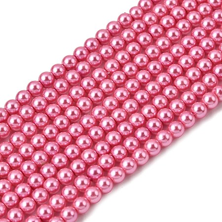 Glass Pearl Beads HY-J001-4mm-HX053-1